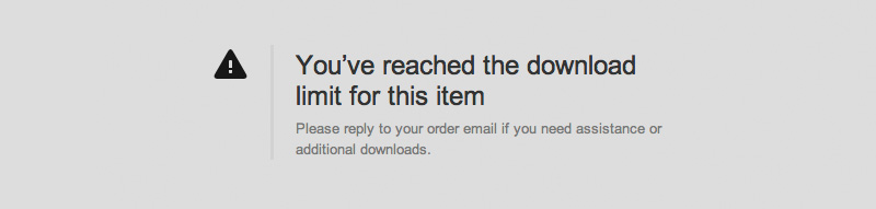 Pulley reached download limit