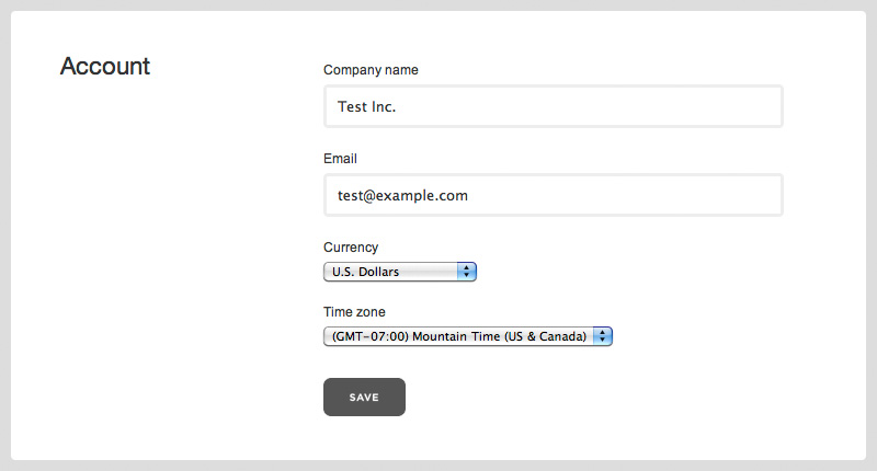 Pulley account settings