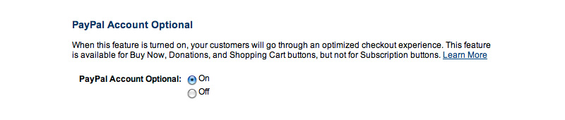 PayPal account optional for your Pulley customers